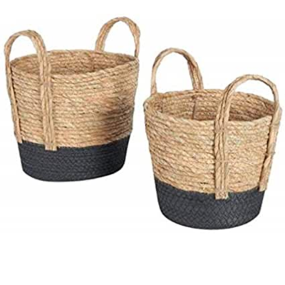 Round Woven Natural Jute Basket
